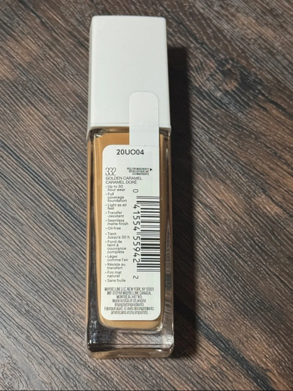 Maybelline SuperStay Foundation 332 Golden Caramel
